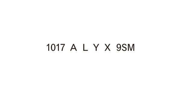1. 【今話題！】1017 Alyx 9SM（アリクス）ってどんなブランド？【歴史・読み方・由来・意味】