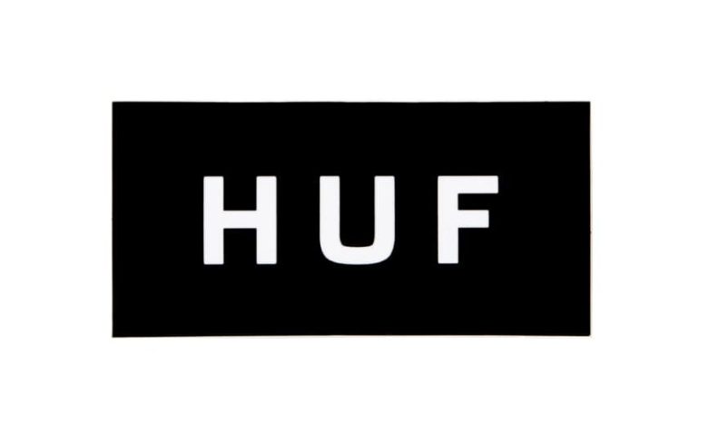 2：HUF（ハフ）ロゴTシャツ 